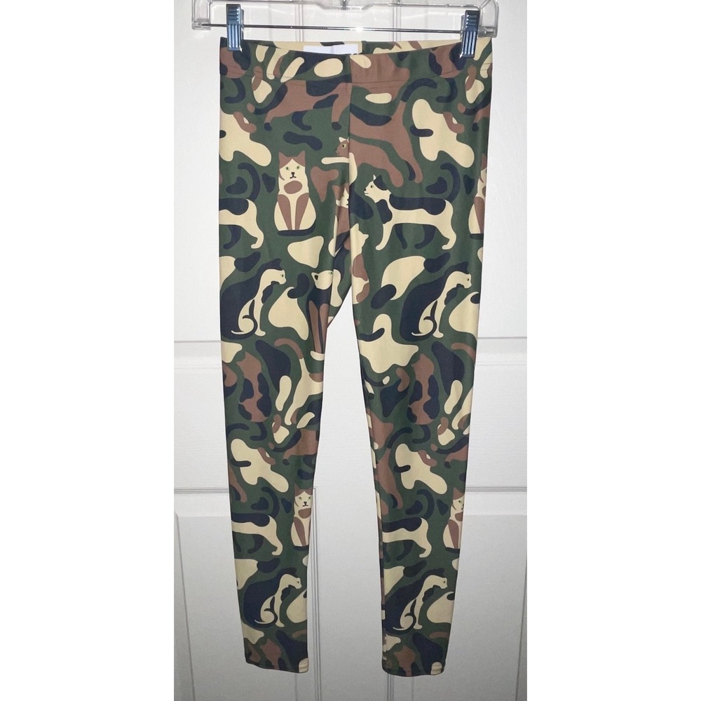 Fiercepulse‎ Cat Camo Yoga Leggings Small